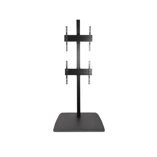 System X Support au sol universel pour deux écrans, 1.8m, Noir