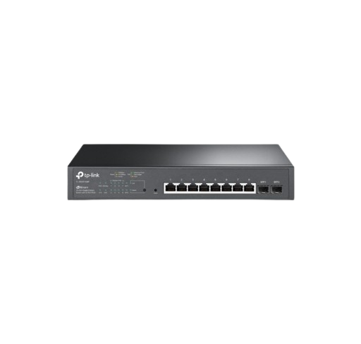 10-Port Gigabit Smart Switch with 8-Port PoE+ 