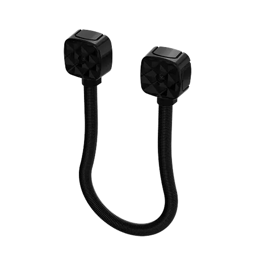 Passage de câble noir - diamètre intérieur 10 mm