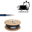 [114207-W5] CABLE COAXIAL - 500M - BOBINE BOIS