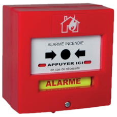 Déclencheur manuel Type 4 à piles Radio Adressable