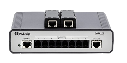 SWITCH POE 8 VOIES + 2 ADAPTATEURS - NVT PHYBRIDGE PL-08