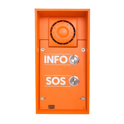 INTERPHONE URGENCE 2 BOUTONS MARQUAGE - 2N IP SAFETY