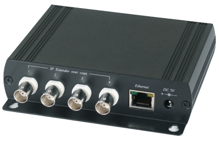 KIT SWITCH 4 IP 10MBPS SUR COAX