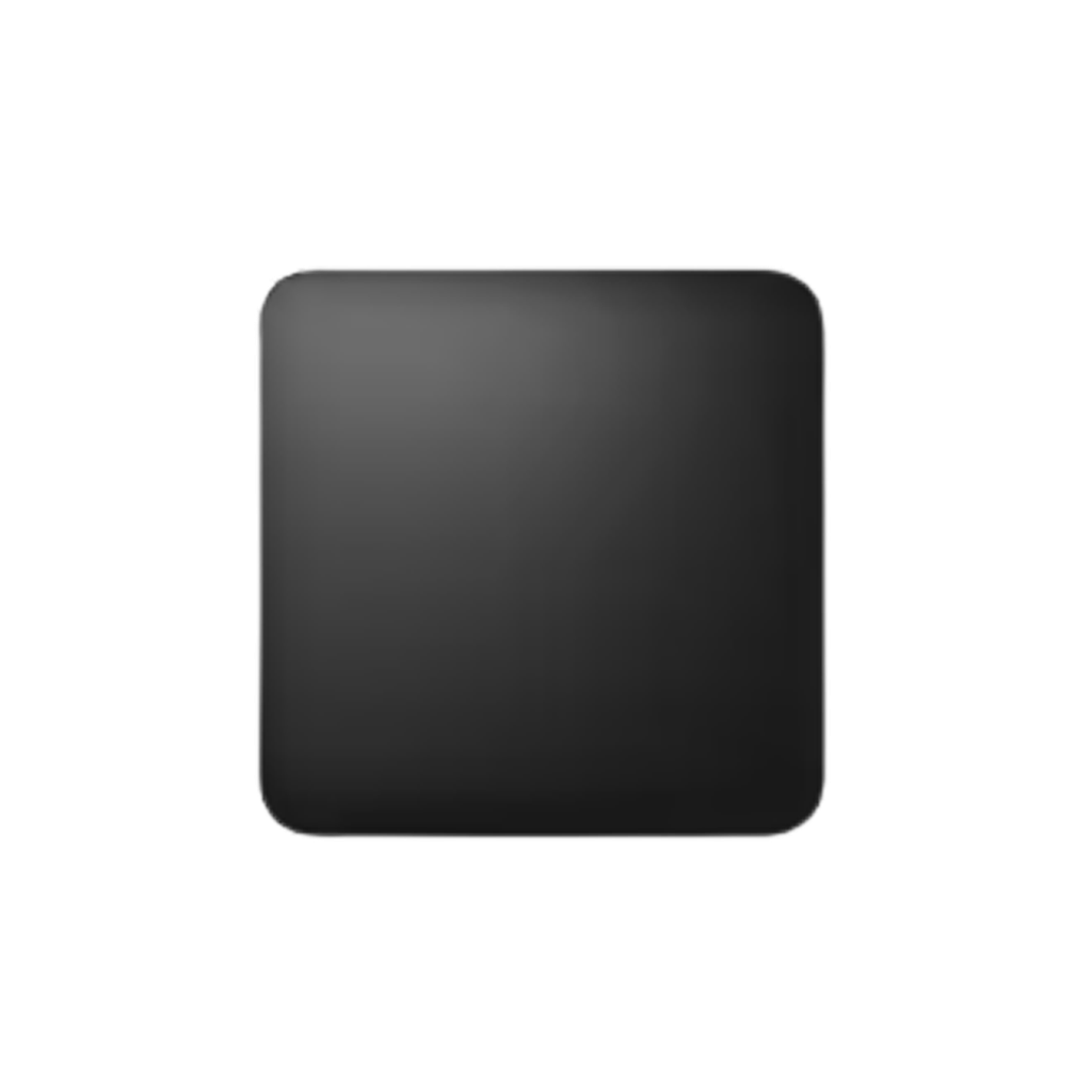Ajax CenterButton (1-gang/2-way) [55] black 