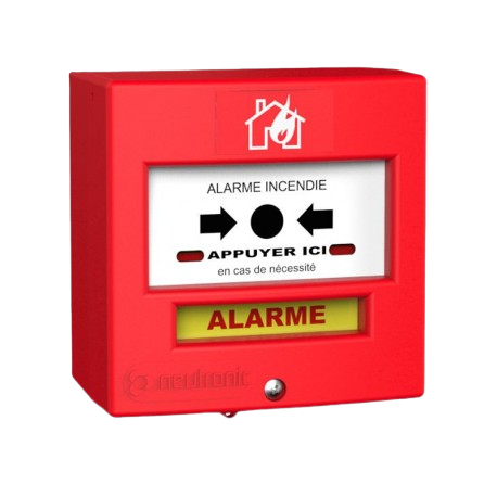 Déclencheur manuel Radio + capot  (NEU-5710R1C-RF3)