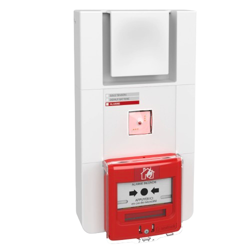 Diffuseur Sonore Lumineux et Déclencheur manuel Secteur + Radio