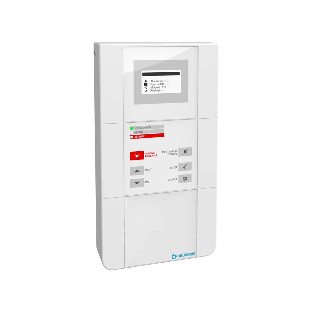Centrale de Détection Technique de Fumée Radio Adressable sans module GSM  (NEU-TXC)