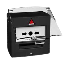 Boitier Menace (BM) noir à piles Radio Adressable + Capot  (NEU-TX5-DMC)