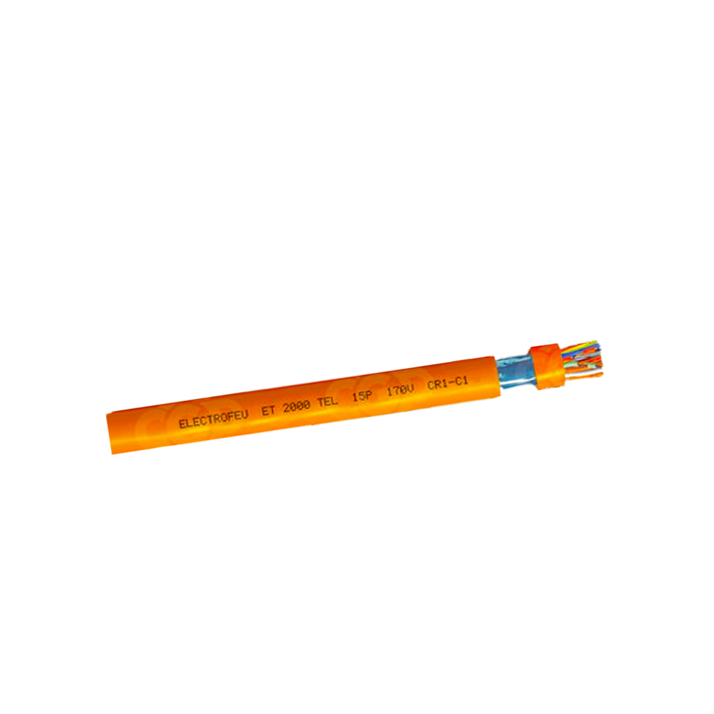 ELECTROFEU ET2000TEL 2P0.63mm2 orange - C-100m