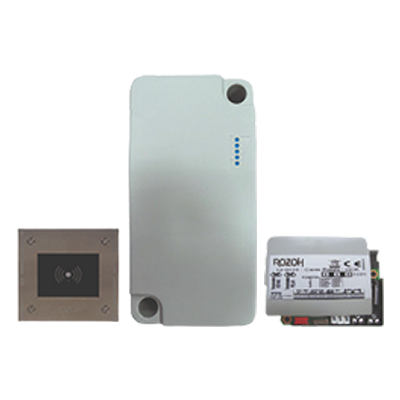 ROZOH BOX Contrôle d'accès comprenant un lecteur de badge mains-libres - jusqu'à 1000 accès