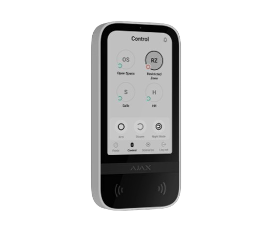 Ajax KeyPad TouchScreen Fibra white 