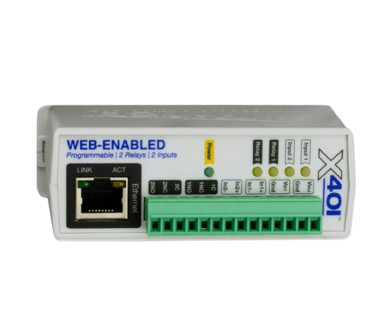 RELAIS IP DEPORTE - 2 SORTIES - 2 ENTREES - HTTPS - POE