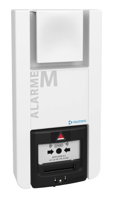 Equipement Alarme Menace à piles Sonore avec Relais et BM noir intégré G2