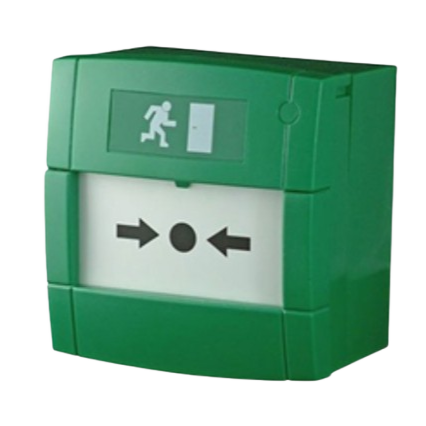 Déclencheur Manuel vert Double contact (HO-M4A-G000SF-K013)