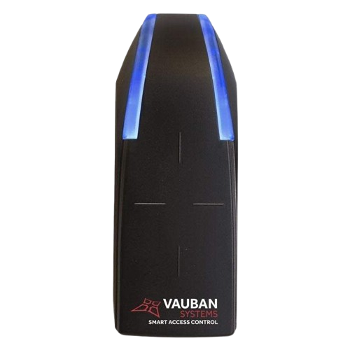 Lecteur VAUBAN,DESFIRE,BLE,Etroit, RS485 SSCPV1, Noir, Cbl3m