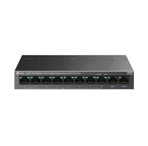 [LS1210P] Switch de bureau 10 ports 10/100Mbps avec 8 ports PoE+