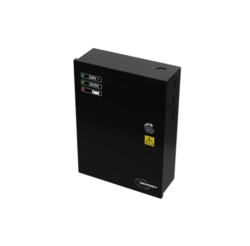 [AD1205R-N] Alimentation à découpage noire 12V DC 5 A  (emplacement accu 7 Ah)