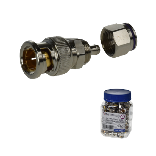 [969181-K05] BNC MALE COMPR. SANS OUTIL IDEF61  (BNC-S/O)