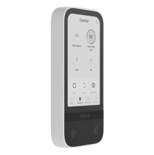 [149672.148.WH1] Ajax Superior KeyPad TouchScreen G3 Jeweller (8EU) ASP white