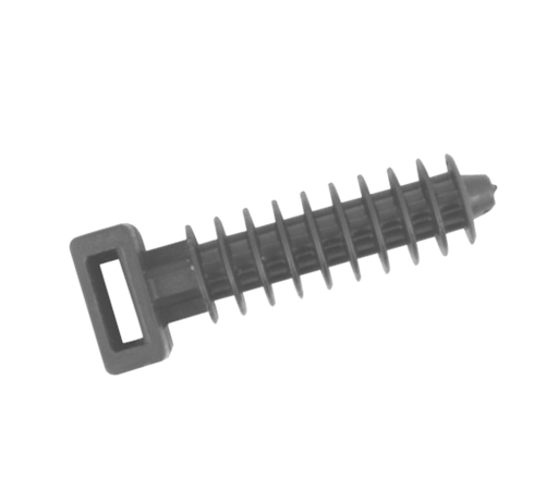 [TLAC25] SACHET DE 100 SUPPORTS DE SERRE-CÂBLES 25 GRIS