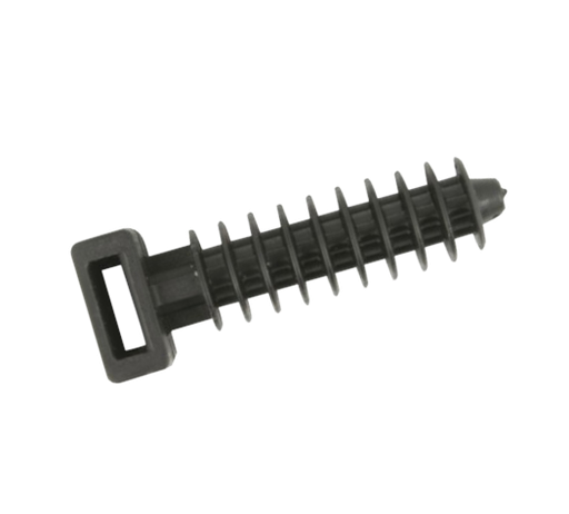 [TLAC25N] SACHET DE 100 SUPPORTS DE SERRE-CÂBLES 25 NOIR