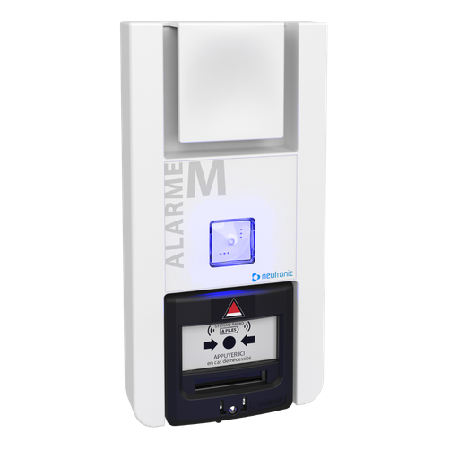 [TZ5PL] Equipement Sonore Lumineux Alarme Menace à piles Radio Adressable Connecté avec BM noir intégré