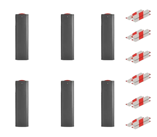 [KT-ELDOMSDGX6] KIT de 6 ELDOMSDG (3,4,5M) + 6 ELSRE