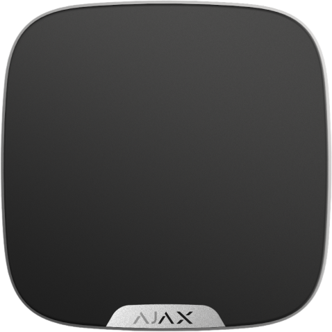 [20379.63.BL1] Ajax Brandplate for StreetSiren DoubleDeck black (10pcs)
