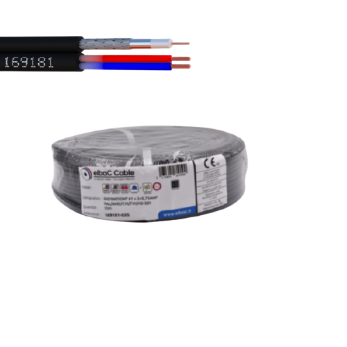 [169181-G05] CABLE COAXIAL - 50M - COURONNE