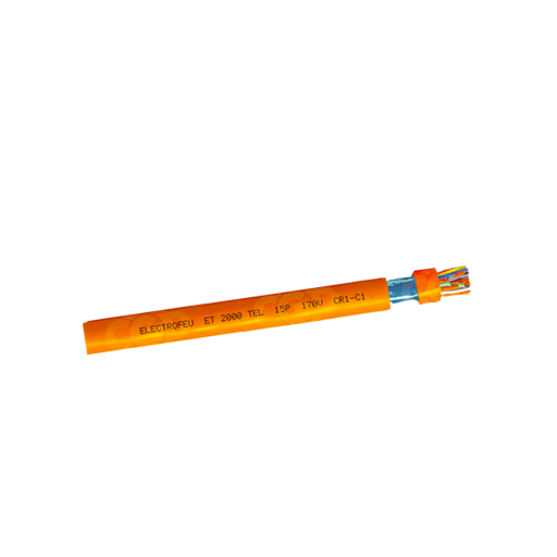 [KCG0302902] ELECTROFEU ET2000TEL 1P0.63mm2 orange - T-500m