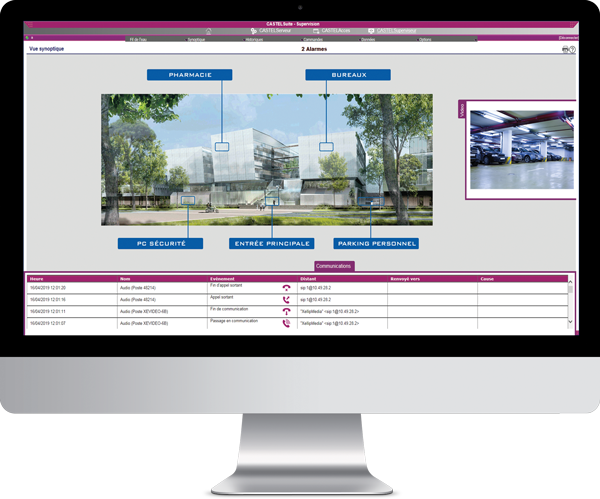 [110.8300] CASTEL SUPERVISEUR - LOGICIEL SUPERVISION