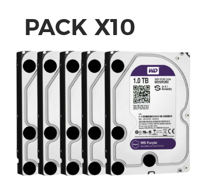 [WD10PURZ-Pack10] HDD1T WESTERN DIGITAL - Pack10