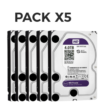 [WD40PURX-Pack05] HDD4T WESTERN DIGITAL - Pack x05