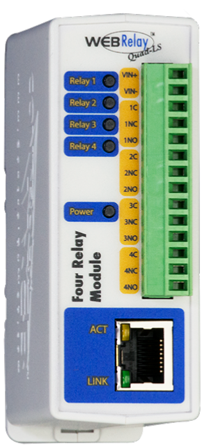 [WEBRELAY QUAD POE] 4 RELAIS ETHERNET TPC/IP