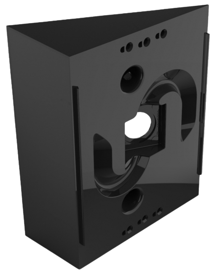 [9155071] PLAQUE MONTAGE INCLINEE - 2N IP SOLO