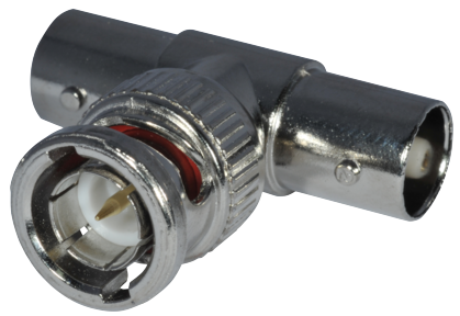 [952003-K03] ADAPTATEUR EN T - 2 BNC FEMELLES / 1 BNC MALE  (BNT)