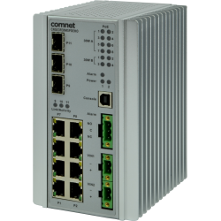 [CNGE3FE8MSPOEHO] Switch Manageable Industriel 8 Ports RJ45