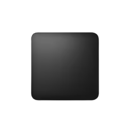 [45113.140.BL] Ajax Center Button (1-relais/2-voies) [55] Noir