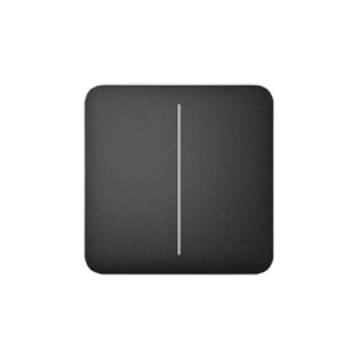 [46016.144.GP] Ajax SoloButton (2-gang) [55] graphite  [BASELINE]