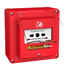 [5713R1C-RF3] Déclencheur manuel étanche Radio 120*120mm + capot  (NEU-5713R1C-RF3)