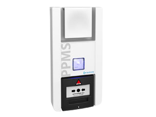 [TX5PL-G2] Equipement Alarme Menace à piles Radio Adressable Sonore et Lumineux avec BM noir intégré G2 NFS61-942