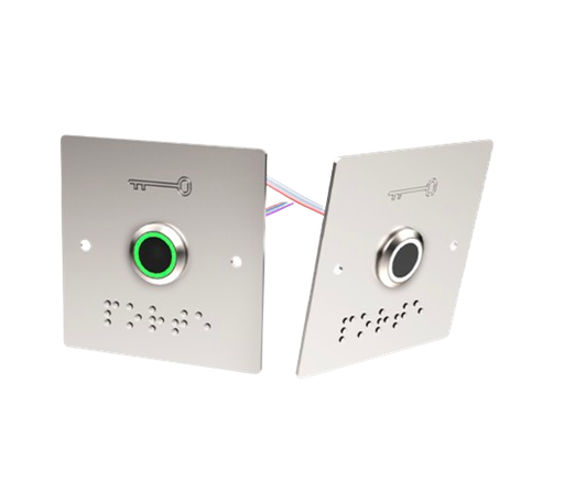 [PB19IR_L] Capteur infrarouge lumineux blanc/vert. 12/24V DC