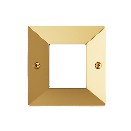 [R801-0020] Boitier d'encastrement pour bouton poussoir (R304-0002) - Finition or