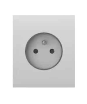 [89079.162.WH] Ajax CenterCover (basic) [type E] [55] ASP white
