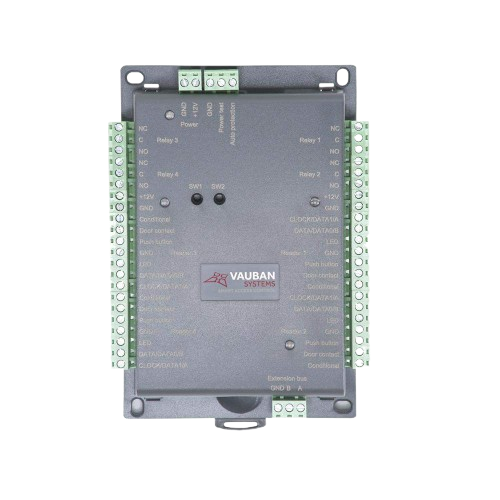 [V-EXT4+-220] Coffret Equipé, 1 module 4 lecteurs VEXT4+ et 1 Alimentation 12V/5A